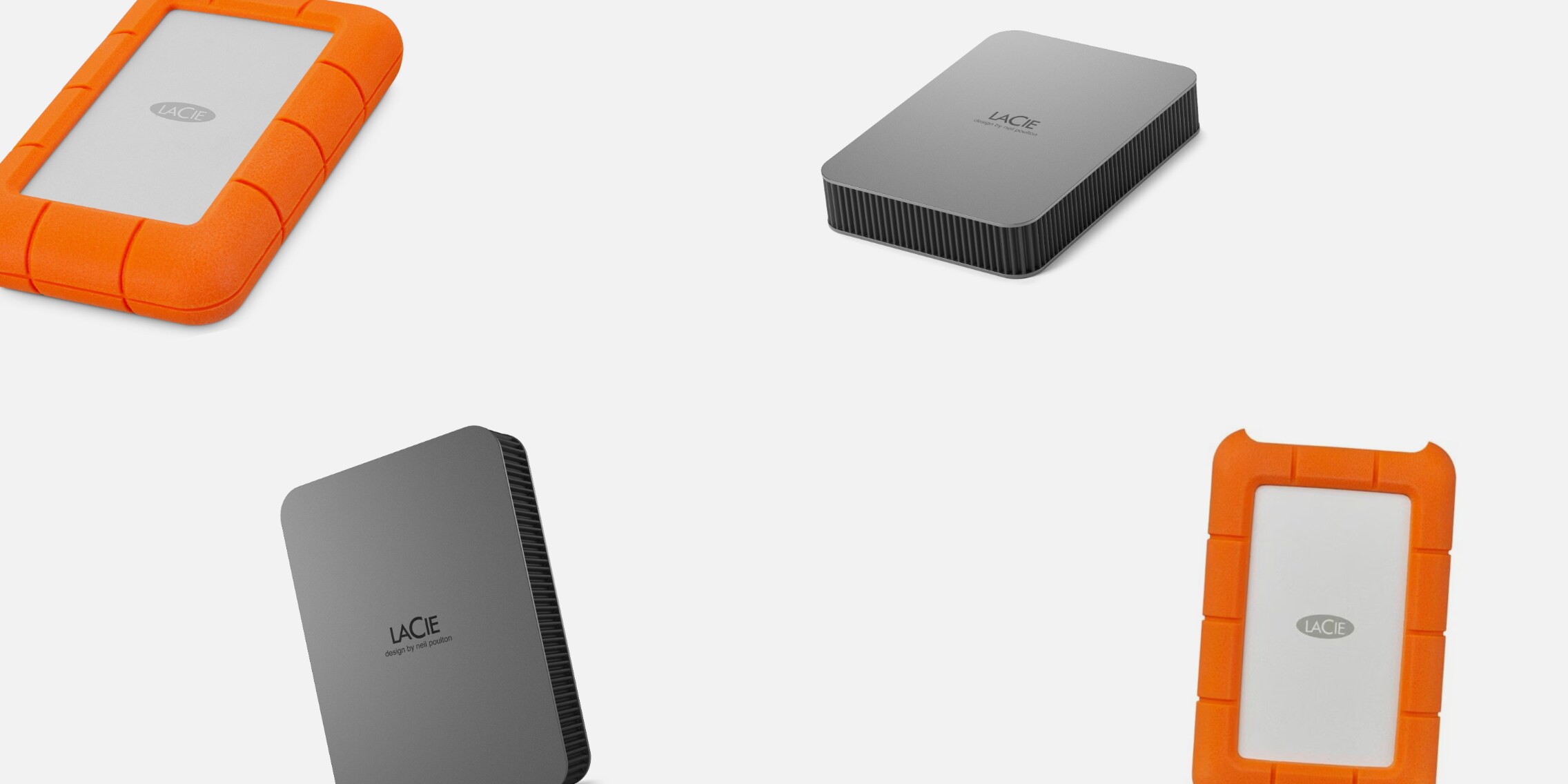 Selected LaCie external storage solutions at reduced prices Galaxus